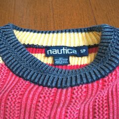 nautica　ニットセータ　トレーナーです。の画像