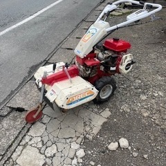 管理機　耕運機　溝上げ　溝掘