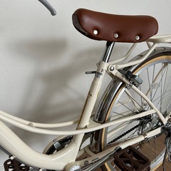 決まりました！　子供自転車　あさひ24インチ　ホワイト　美品の画像