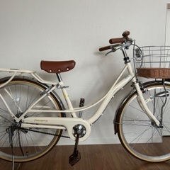 決まりました！　子供自転車　あさひ24インチ　ホワイト　美品の画像