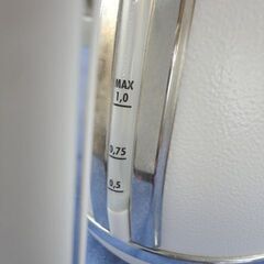 現状品 電気カフェケトル 1.0L アイコナ 温度設定機能付き デロンギ KBOE1230J-W ピースフルホワイト icona 西岡店の画像