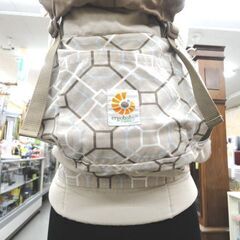 エルゴベビー 抱っこ紐 インファントインサート付き 新生児～ オーガニック ラティス ergobaby ベビーキャリア ベージュ系 西岡店の画像