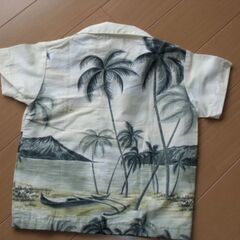 ◆シックな子供用  KY'S アロハシャツ 　キッズ　サイズ2 / ハワイ製◆の画像