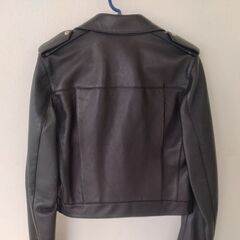 LOEWE ライダース　黒　３８の画像