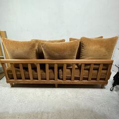 ✨🔔お値下げセール中 ！🔔✨緊急入荷！ リセノ Re:CENO アグラ AGRA 3シーター ソファ コーデュロイの画像