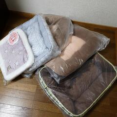 【新品　5点セット】ペットベッド　特大　Lサイズ　Мサイズ