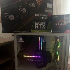 ゲーミングpc 5600x rtx3080 メモリ16GB SS...