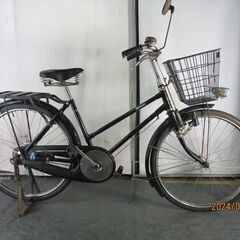Ｄ341　★現状販売　★ブリヂストン　実用車　ブラック　ロッド式...