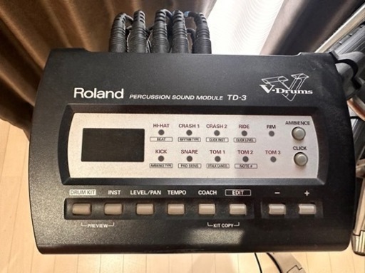 電車ドラム　Roland TD-3