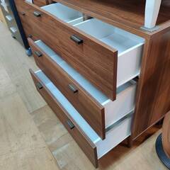 AQR-20J-W ミルク　2020年式【愛品倶楽部柏店】ユーアイ 3段4杯 脚付きミドルチェスト B-COMPANY取扱い ②