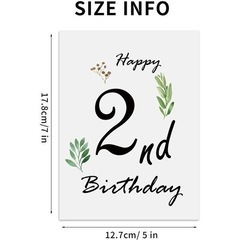 16枚 ベビー マンスリー アニバーサリーカード フォトフレーム付き ユニセックス 男の子 女の子 写真 記念品 誕生 お祝いの画像