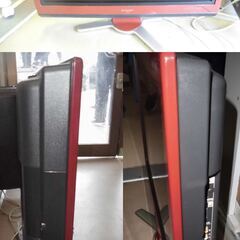 JM18318 破格！!シャープ液晶テレビ2008年製 リモコン無し<幅：約79cm 奥行：約10cm 高さ：約60cm> 中古品【取りに来られる方限定】 の画像