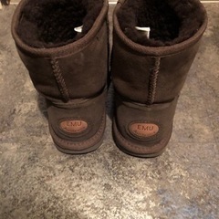 値下不可 美品 EMU stinger mini ムートンブーツ ブラウン 22の画像