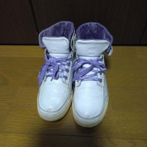 【中古】Timberlandの靴(白色)