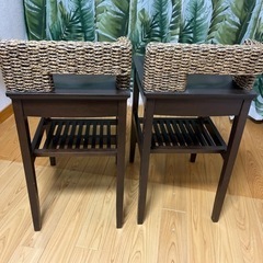 カウンターチェアa.flat 2脚セットの画像