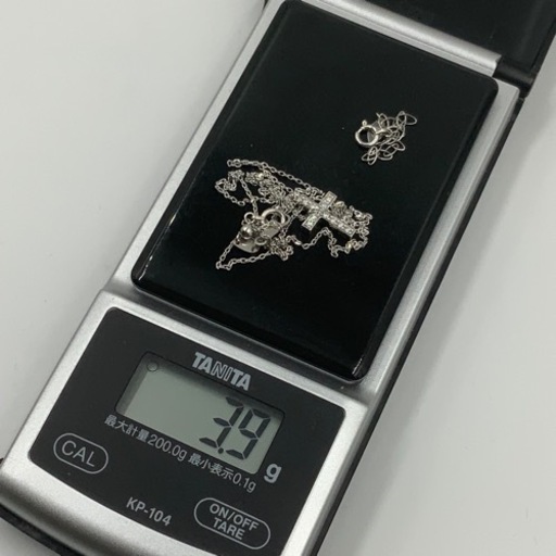 ヴァンドーム青山　プラチナ950 850 ネックレス　アジャスターセット　3.9g 最大約51cm