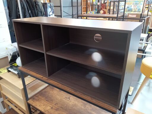テレビボード　ブラウン　　サイズ（約）幅89cm×奥30cm×高42cm　　■近隣配送無料 買取GO‼　栄和店