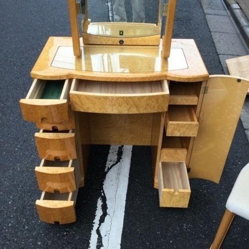 藤川家具ドレッサー【F00555】