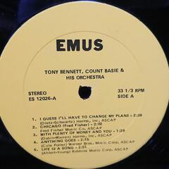 レコード￥500 Tony Bennett With Count Basie & His Orchestra – Bennett & Basie Strike Up The Bandの画像