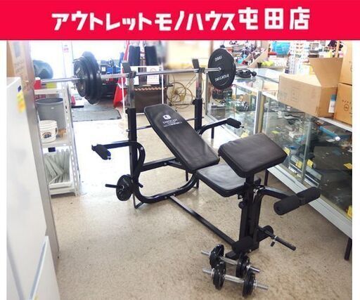 COREBLADE ファイティングロード マルチプレスベンチセット ダンベル・バーベル・プレート90kgセット 屯田店