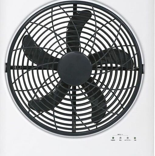 充電式サーキュレーターファン グレー AIR CORDLESS BLE-21 レクトロ AC電源・充電電源・単一電池の３WAY