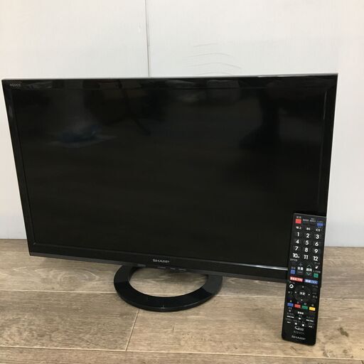 終 SHARP シャープ AQUOS 24V型液晶テレビ LC-24K40 2017年製 動作確認済 24b菊MZ