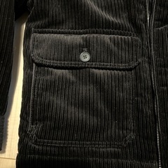 お値下げ】H＆M ボアジャケット ブラック Mサイズ 1回着用のみの画像