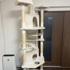 キャットタワー　天井突っ張り棒タイプの画像