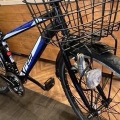 Jr.シティマウンテンバイク】3×6速 26インチMTB ブラック×ブルー