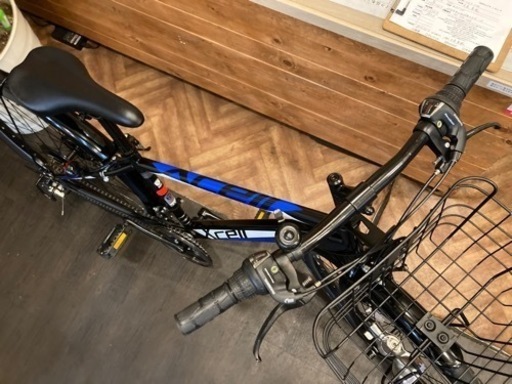 【Jr.シティマウンテンバイク】3×6速　26インチMTB ブラック×ブルー