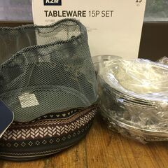 キャンプ用品　＝未使用品＝　KZM TableWare 15P Set ②の画像
