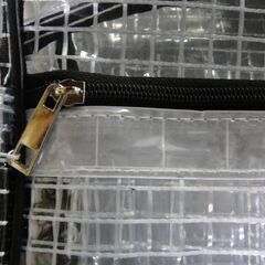 セール中につき、通常特価2,178円より半額の1,089円!　【⑬】NOTAG エンジニアバッグ ショルダー 静電気防止 クリーンバッグ 透明 大きめ メッシュ 工具バッグ クリーンルーム 仕事 工事 作業 蛍光帯ありの画像