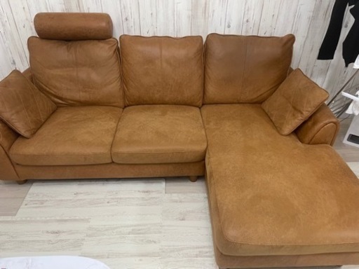 ソファー茶色