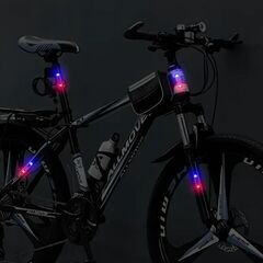 ソーラーLED点滅ライトIP65防水・夜間走行用（残７個です）の画像