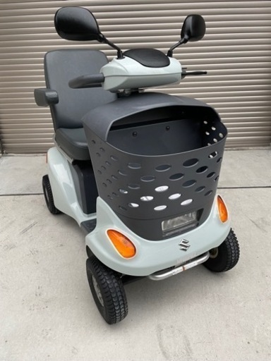 ★愛知県送料無料！スズキセニアカー中古美品ET4D8型シニアカー　ペールブルー　領収書ok