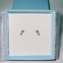 ☆お値引可能☆【美品】canal4℃(カナルヨンドシー)イエローゴールドピアス の画像