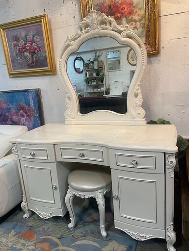 美林盛景　ドレッサーセット　W128㎝×H180㎝