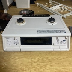 家電　二口ガスコンロ　