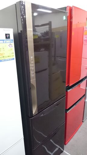 (2024.05.18　お買い上げありがとうございます。)（\\44,000 ⇒￥39,800値下げしました）日立　3ドア冷蔵庫315L　２０１８年製　R-K32JV　　54ｃｍ幅　自動製氷付き　ダークブラウン　真ん中野菜室　　高く買取るゾウ八幡東店