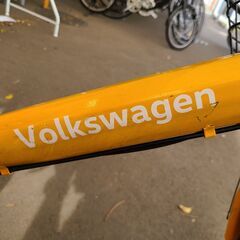 ★店頭にて試乗可★ J4404　Volkswagen　フォルクスワーゲン　折りたたみ自転車　イエロー　6段ギア　20インチ　クリーニング、簡易メンテナンス済み　【リユースのサカイ柏店】　 中古自転車 　流山市 中古自転車 松戸市 中古自転車 我孫子市 中古自転車 船橋市 中古自転車 守谷市 中古自転車 取手市 中古自転車の画像