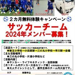 小田原・真鶴サッカー　年長・小学生 2ヶ月体験無料キャンペーンの画像