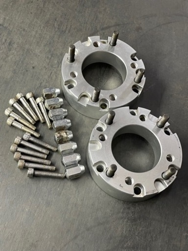 ☆【御成約有難う御座いました】ジャイロキャノピー&X&UP用アルミ製40mm6穴→4穴変換とてもレアなナット固定式マルチスペーサー！中古品です！