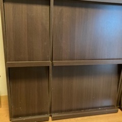 美品　カラーボックス　ダークブラウン