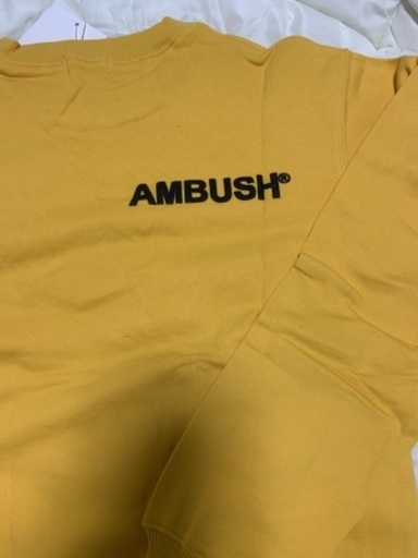 【新品未使用】AMBUSH メンズ　トレーナー　イエロサイズ1 Sサイズ