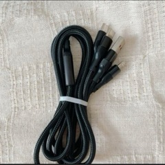 ②新品 多機種対応 充電ケーブル 3in1 USB Type C...