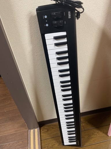 KORG （コルグ） ワイヤレス MIDI キーボード コントローラー Bluetooth DTM プラグイン付属 microKEY2