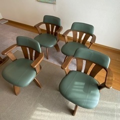 美品 KOIZUMI 小泉産業 木製 ダイニングテーブルセット 豊田市深見町引取り限定の画像