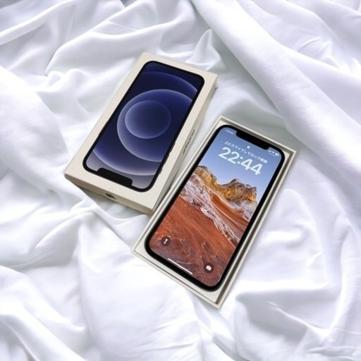 極美品 iPhone12 本体 ブラック 64GB