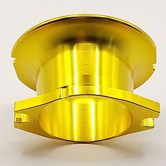 FCR　タイプ　アルミ　キャブレター ファンネル　ゴールド　37 mm～41mm 　1個 未使用の画像