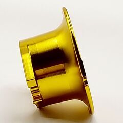 FCR　タイプ　アルミ　キャブレター ファンネル　ゴールド　37 mm～41mm 　1個 未使用の画像